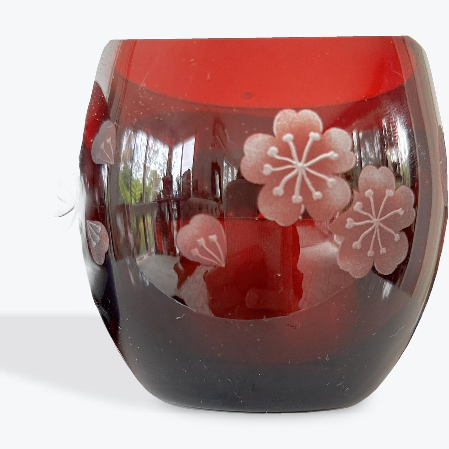 GLASS CANDLE HOLDER
