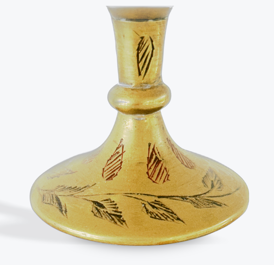 Brass Bud Vase INDIAN Vintage Brass VASE