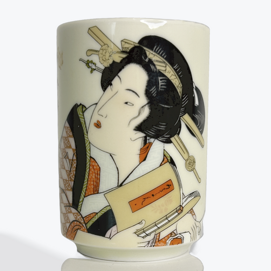 Vintage Geisha Porcelain Cups Set Of 4