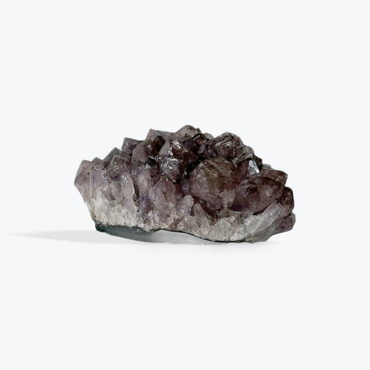 AMETHYST CRYSTAL CLUSTER CANDLE HOLDER