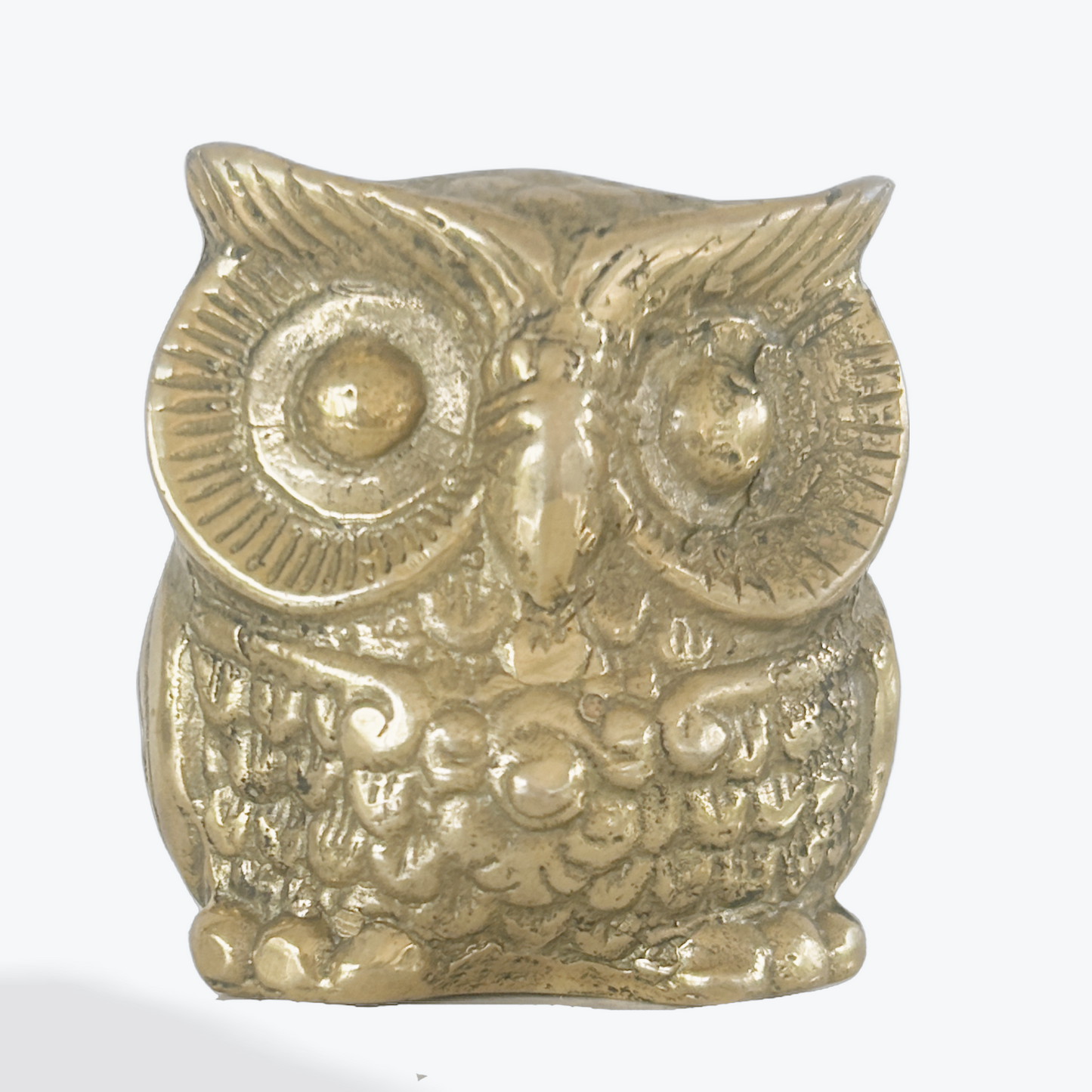 BRASS OWL TOTEM