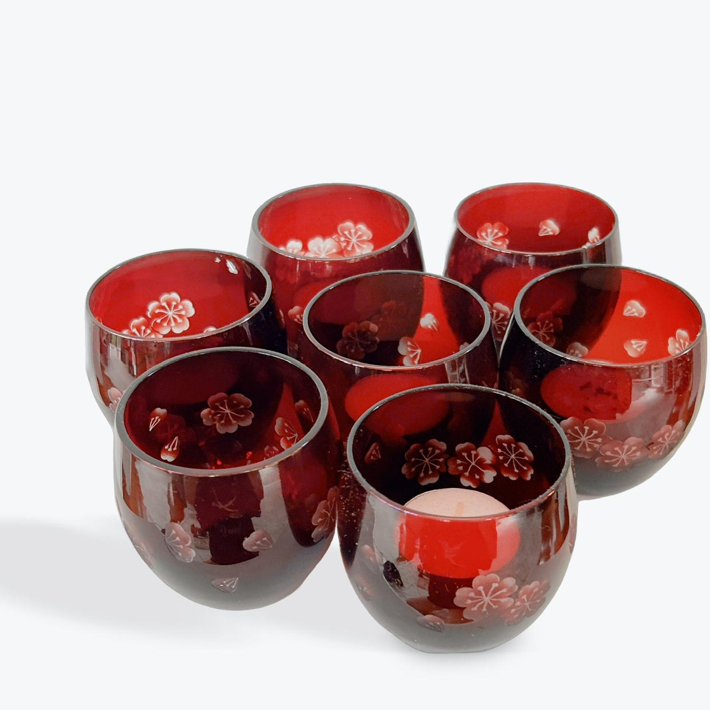 GLASS CANDLE HOLDER