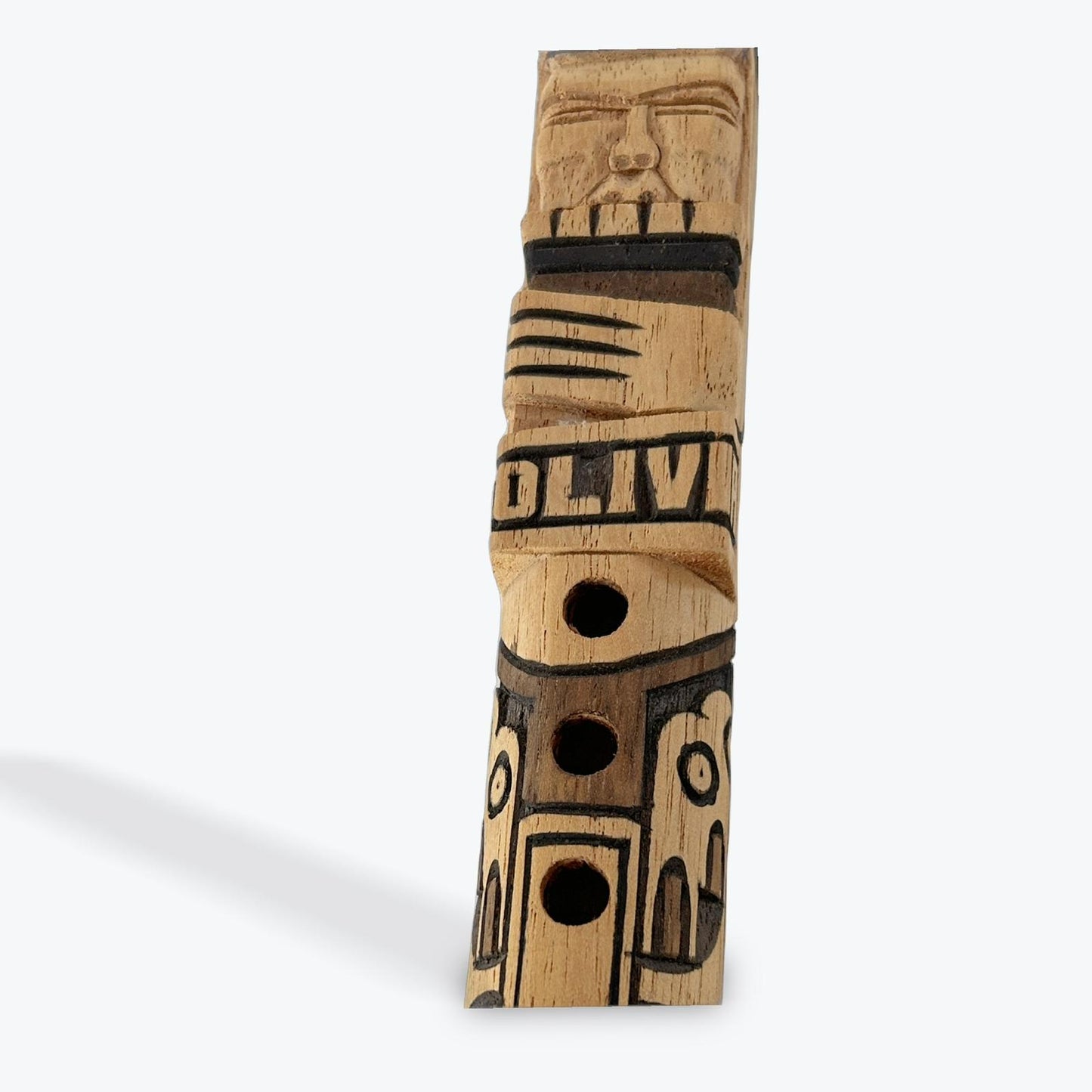 CARVED TARKA FLUTE