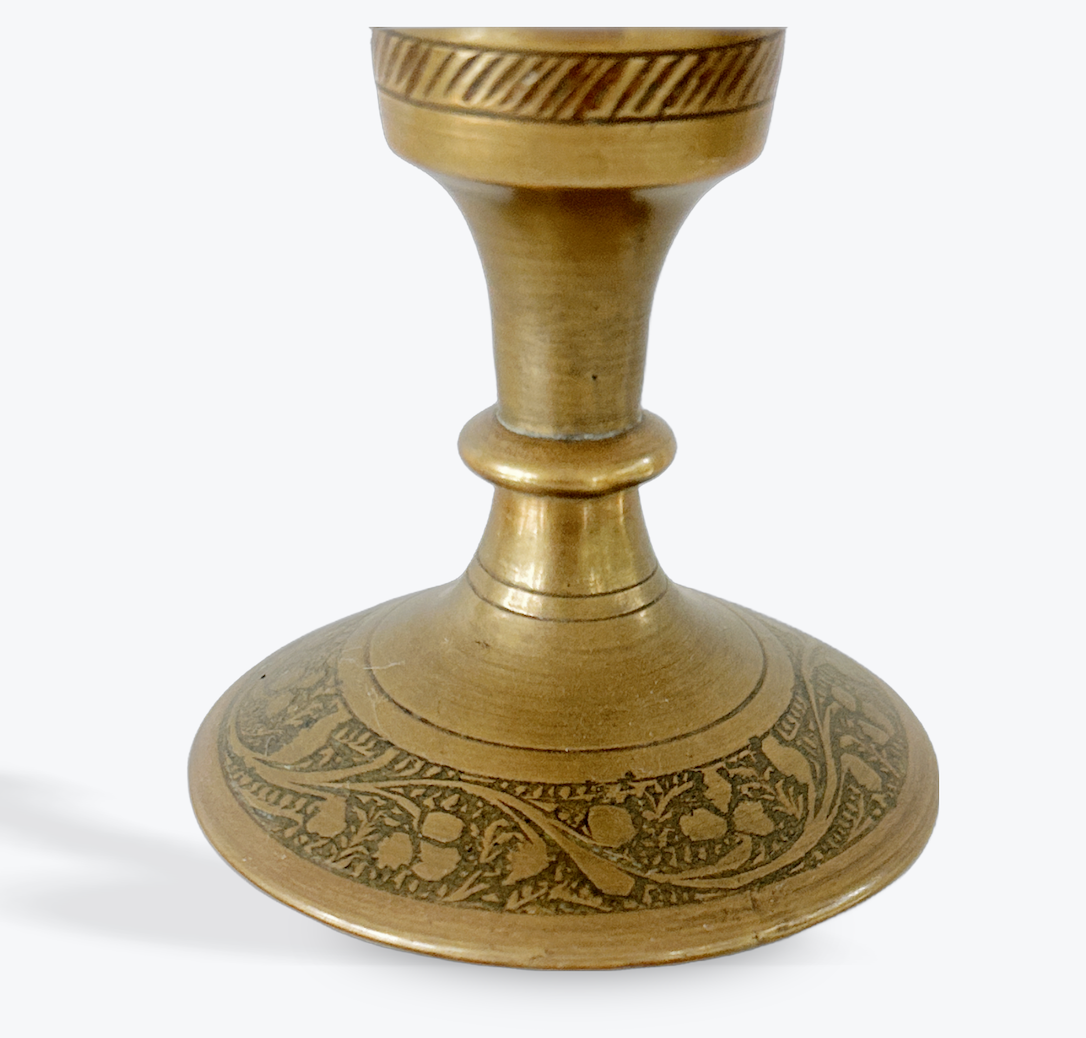 INDIAN Vintage Brass VASE