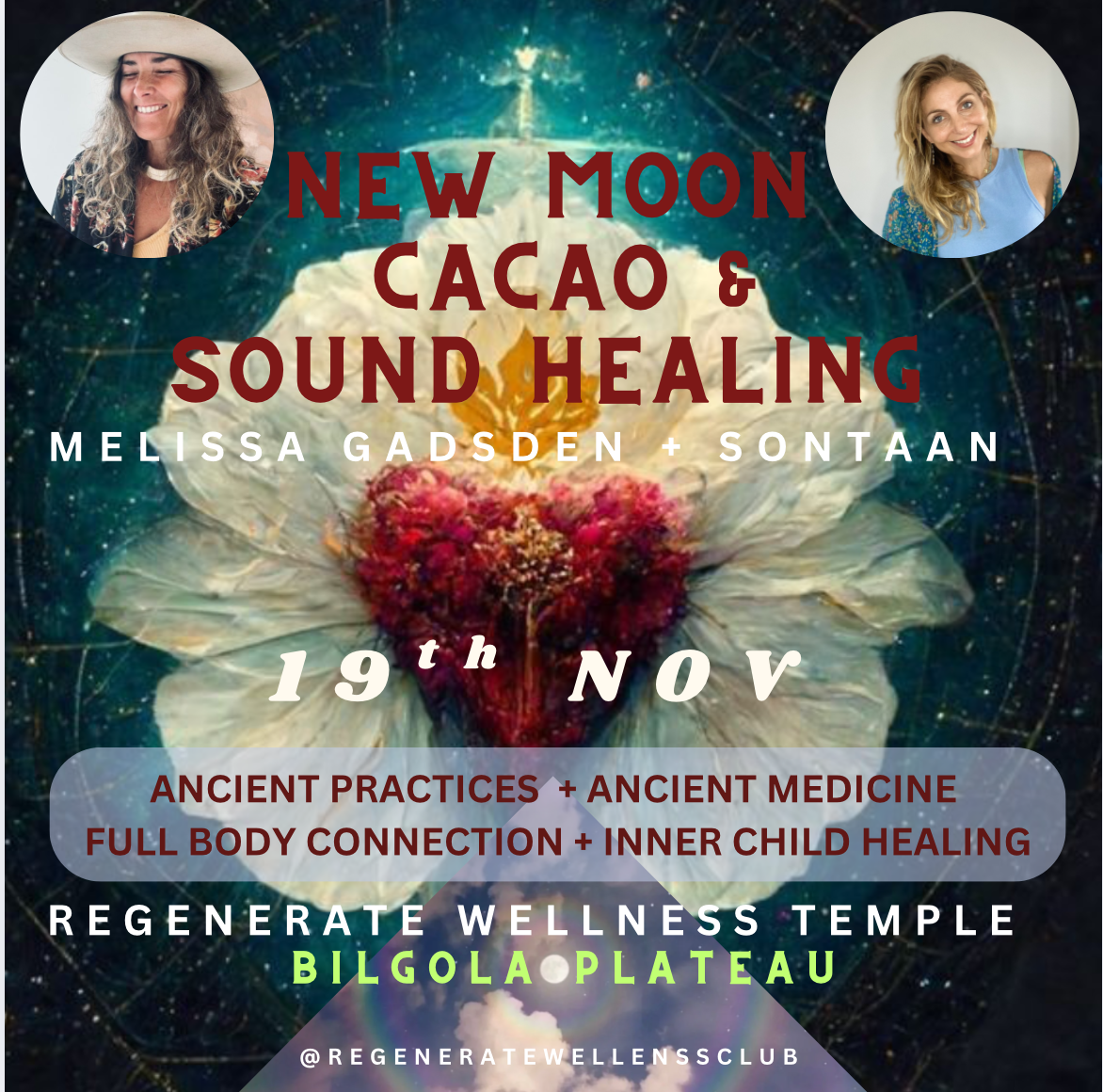 NEW MOON CACAO : 19th NOV