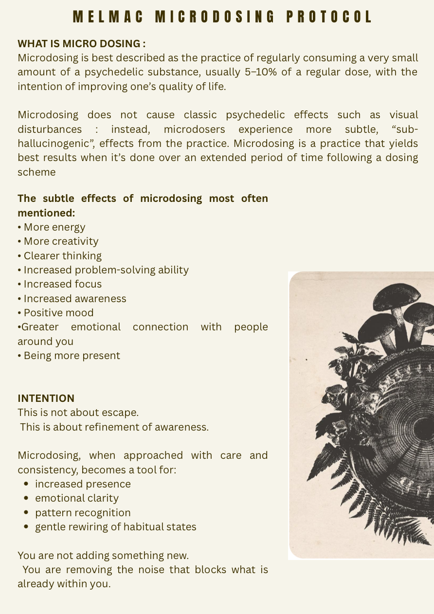 MELMAC MICRODOSING PROTOCOL PDF