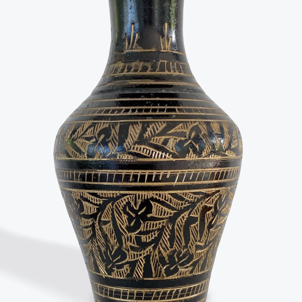 Indian Etched Vase